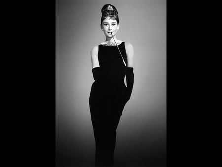 Beautiful woman - female, people, beautiful, girl, beauty, audrey hepburn, actress, woman, model, black and white, actresses