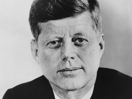 J.F.K. 35th President of USA - jfk, john fitzgerald kennedy, 50th, portrait, popular, assassination, black, power, black and white, kennedy, usa, president, lee harvey oswald, peace, politique skz