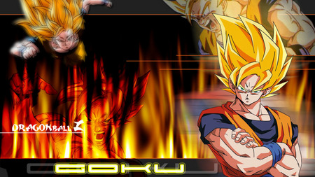 Goku super saiyajin1,2 n 3 - goku, forms, unbeatable, levels