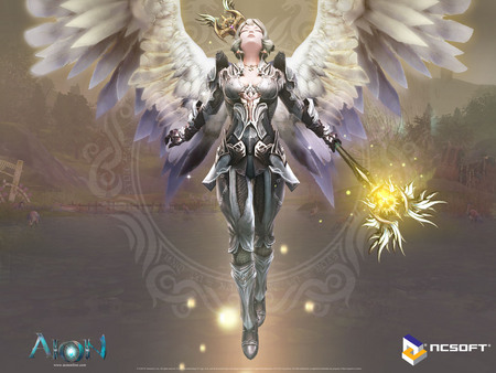 Angel - warrior, wing, magic, videogame, girl, angel, pc, aion, fantasy, hd, action, adventure