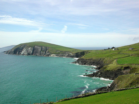 Dingle Ireland - mount, house, sea, height