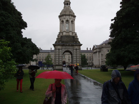 Bell tower - tower, tree, people, bell