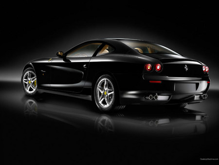 Ferrari 612 - black, alloys, car, tint