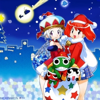 Keroro Gunso (Sgt. Frog) Angol Mois and Natsumi Christmas Scene