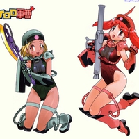 Keroro Gunso (Sgt. Frog) Angol Mois and Natsumi