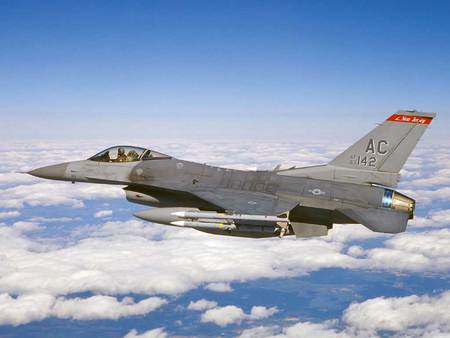 F_16 Falcon - picture, cool, falcon, f-16