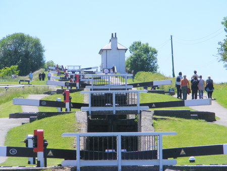 Foxton Locks Leicestershire. - scenery, locks, grass, paths, walks