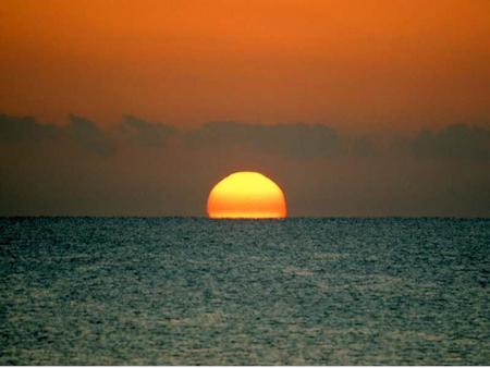 Sunset - sky, nature, water, sun