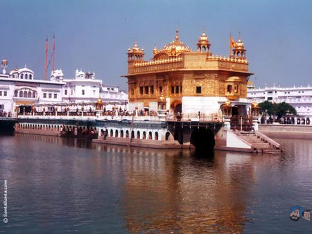 GOLDEN TEMPLE - water, harimander sahib, punjab, gold