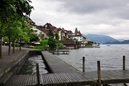 beautiful place - water, beach, beautiful, architecture, mountain, river, nature, lake, houses