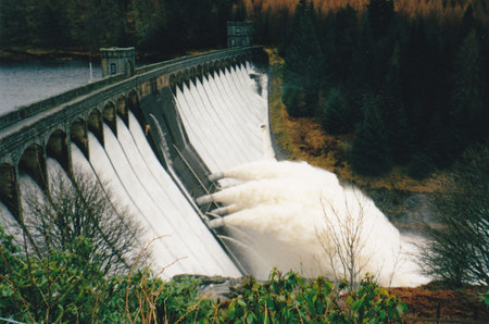 Laggan Dam - river spean, hydro-electric, spillway, water, laggan, dam, fort william, highlands, scotland, loch