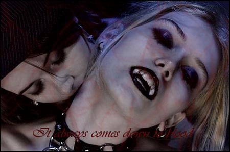 It Always Comes Down To Blood - vampire, blood, fantasy, sucker, sexy, dark