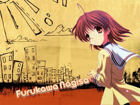 clannad - nagisa, anime, furukawa, clannad