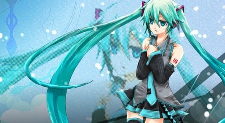 Hatsune Miku - cute, vocaloids, hope, anime, twintail, girl, hatsune miku