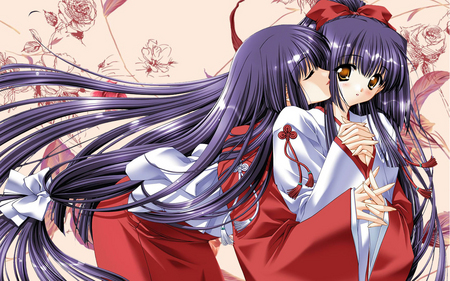 Love sister - red, anime, girl, cute