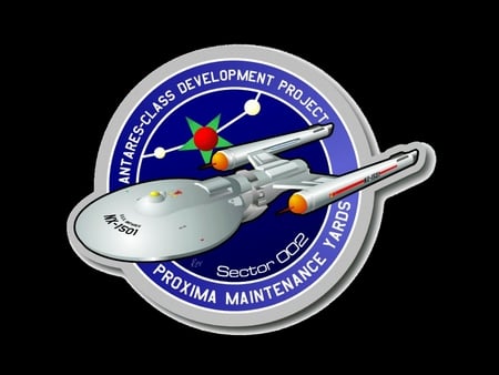 Star Trek Emblem - ship, space, star trek, emblem