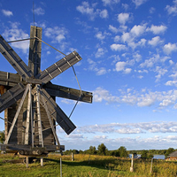 Wind mill in Russia