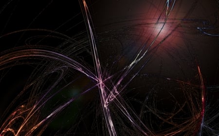 iridescent Lines - fractal, fibre, flare, lines, optics