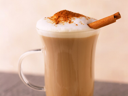 cinnamon coffe - delicious, coffe, cinnamon, foam