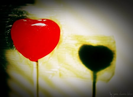 sweetness of love - red, photography, love, shadow, candy