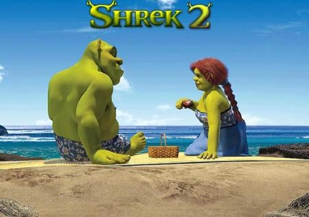 Love On The Beach - beach, fiona, movie, shrek, picnic