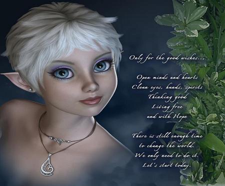 Pixie wisdom - beautiful, jewelry, pixie, fairy, words