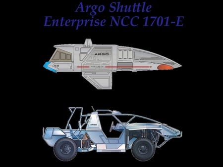 Star Trek - Argos Shuttle - spce, ship, tv, star trek