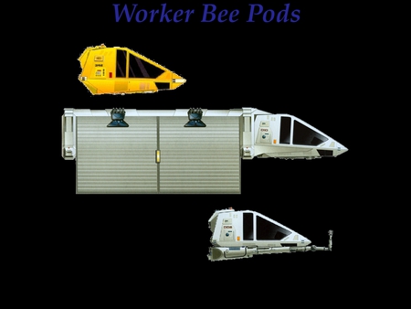 Star Trek - Worker Bee Pods - space, ship, pods, star trek