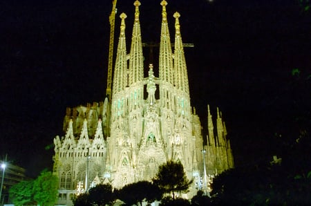 Sagrada Familia Church--Barcelona(Spain) - spain, sarada familia church, barcelona