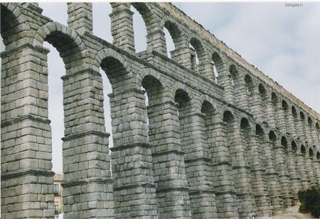 Acueduct -Segovia(Spain) - aquaduct, segovia