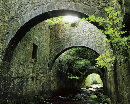 Double Arc - monumental, water, bridge, arc