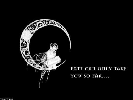 Fate - moon, meaningful, pixie, fairy, fate