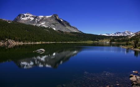 lake near mountain - lake near mountain