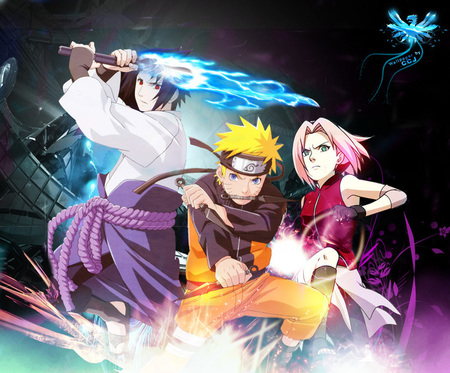 Naruto By Zerophantom - the old team