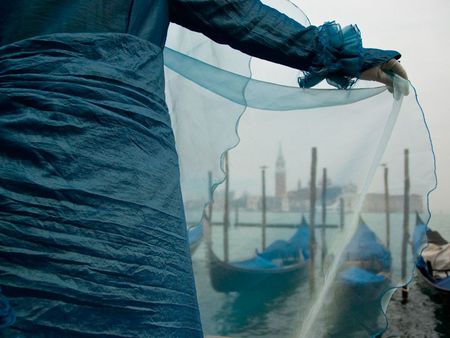 San Marco Basin Venice - venice, photography, abstract, woman, blue