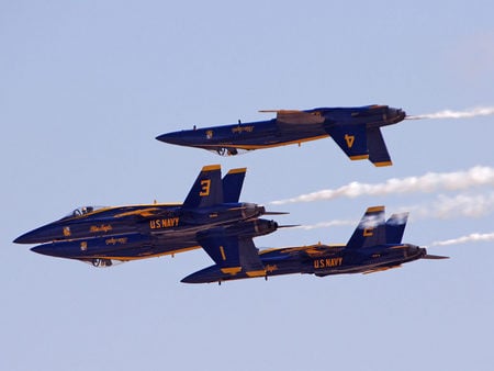 air show - usa, planes, airshow, military, navy, jets