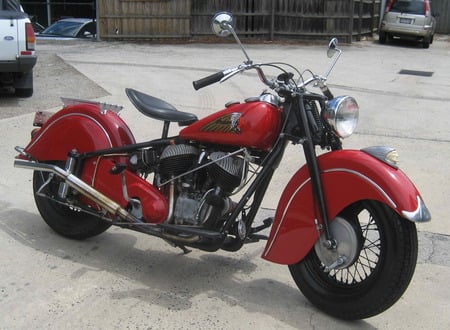 Indian Chief 1945-1947 - 1947, 1945, red, old, indian, chief