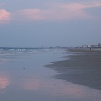 Beach in the evening