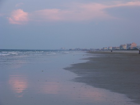 Beach in the evening - water, sand, nature, beach