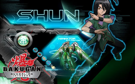 Bakugan Gundalian Invaders Shun - bakugan, shun, bakugan gundalian invaders, gundalian invaders