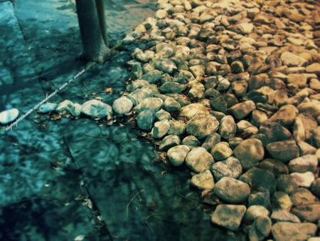 Man Vs. Nature - cg, abstract, stone, beautiful, photography, rocks