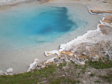 Yellowstone Park - nature, hot, water, park, rock, yellowstone, natural