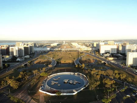 Brasilia - national congress, landscape, brasilia, brazil