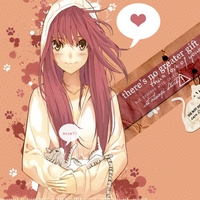 Anime Girl with a kitty! (: