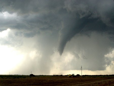 starting tornado - sky, scary, force, darken, vortex