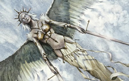 Angel Warrior - fantasy, angel, swords, warrior