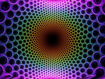 Net - organe, purple, net, holes, red, blue, kolorz, green pink