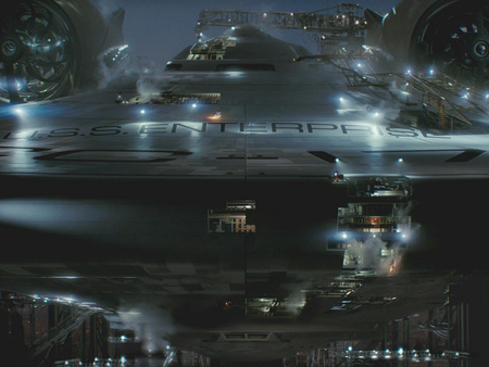 Enterprise Refit - space, star trek, scifi, enterprise, ship, station