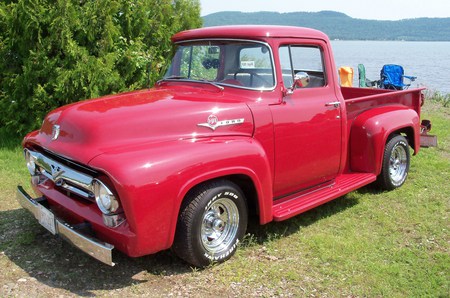 1955 Ford F-100 - ford, truck, classic, hot, rod