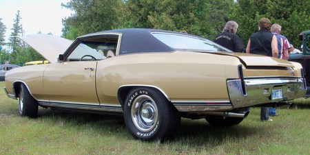 1970 Chevy Monte Carlo - carlo, chevy, gold, classic, monte